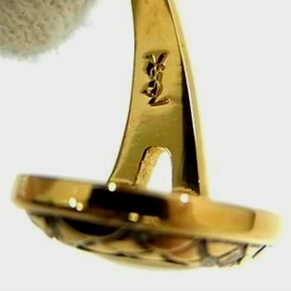 YSL Cufflinks & Tie Tack Set